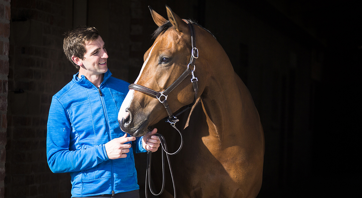 Jamie Gornell and his horse Charlotte